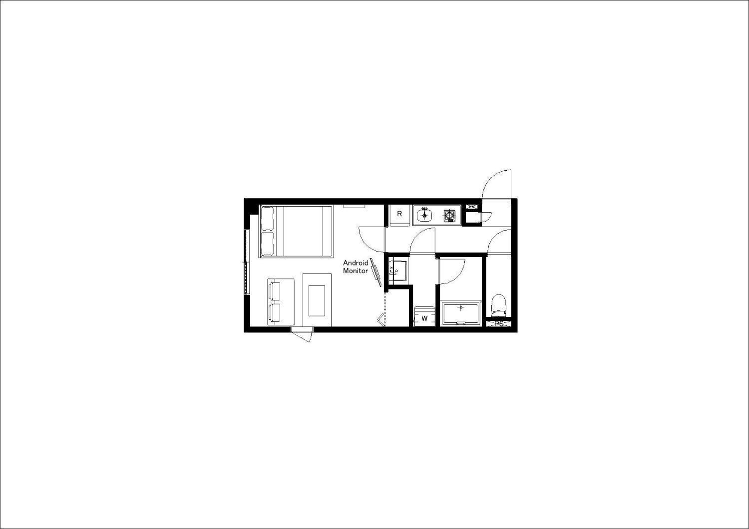 Appartamento Wellsquareism Honancho Tokyo Camera foto